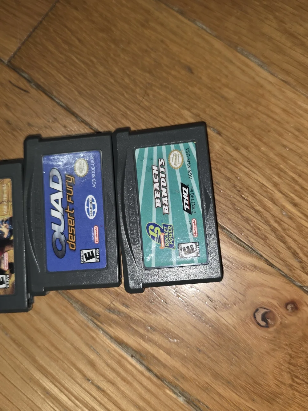VINTAGE LOT GAMES Nintendo Game Boy Advance Harry Potter Quad Desert Fury Beach